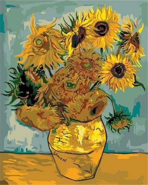 Produktbild: FiguredArt - MNZ Mahlen nach Zahlen - Van Gogh - Tournesols