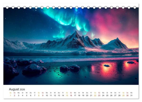Produktbild: Gr&ouml;nland - Arktische Tr&auml;ume (Tischkalender 2026 DIN A5 quer), CALVENDO Monatskalender