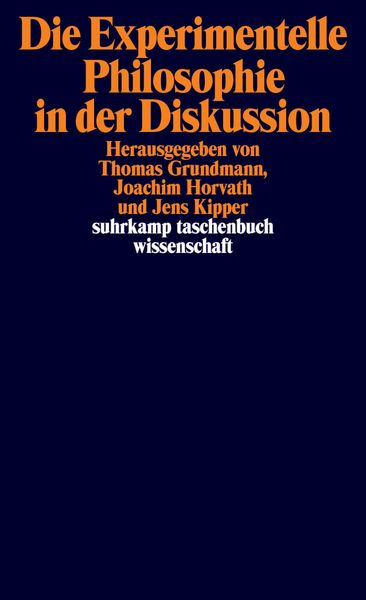 Produktbild: Die Experimentelle Philosophie in der Diskussion