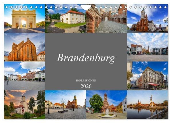 Brandenburg Impressionen (Wandkalender 2026 DIN A4 quer), CALVENDO Monatskalender