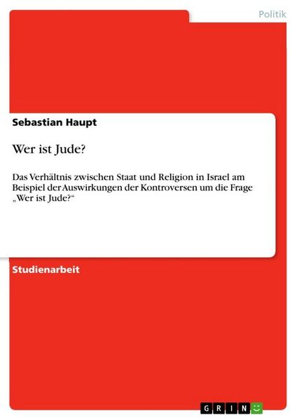 Produktbild: Wer ist Jude?