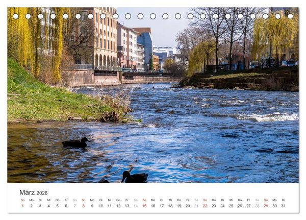 Produktbild: Pforzheims sch&ouml;ne Stellen (Tischkalender 2026 DIN A5 quer), CALVENDO Monatskalender