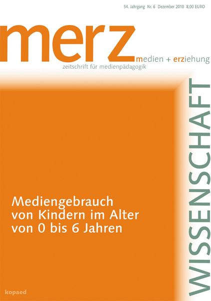 Produktbild: Mediengebrauch von Kindern im Alter von 0 bis 6 Jahren
