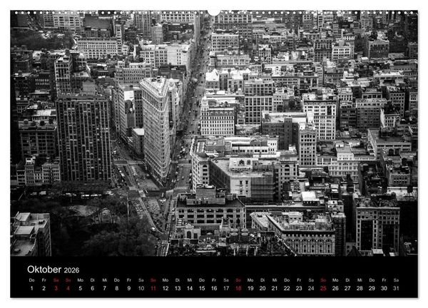 Produktbild: New York 2026 (Wandkalender 2026 DIN A2 quer), CALVENDO Monatskalender
