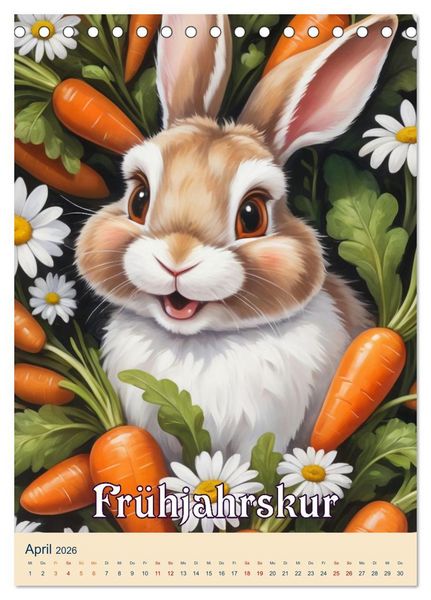 Produktbild: Tierische Leichtigkeit (Tischkalender 2026 DIN A5 hoch), CALVENDO Monatskalender