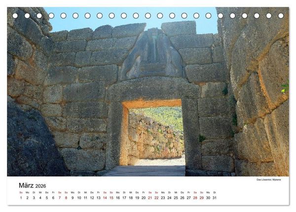 Produktbild: Reise nach Athen (Tischkalender 2026 DIN A5 quer), CALVENDO Monatskalender
