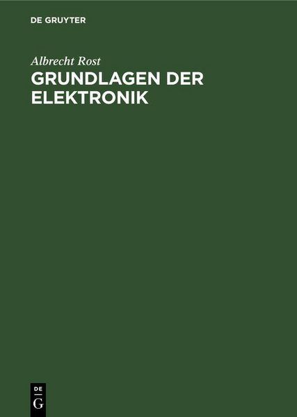 Produktbild: Grundlagen der Elektronik