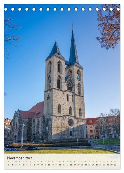 Produktbild: Halberstadt - Architektur, die Geschichten erz&auml;hlt (Tischkalender 2027 DIN A5 hoch), CALVENDO Monatskalender