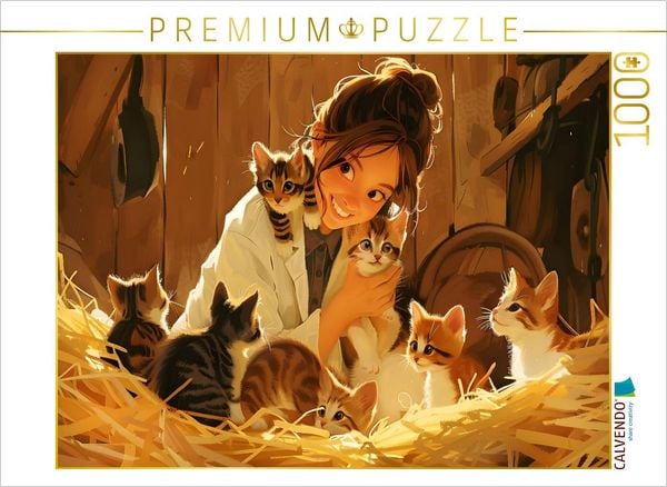 Produktbild: CALVENDO Puzzle Ein Motiv aus dem Kalender "Schnauze voll Gl&uuml;ck" | 1000 Teile Lege-Gr&ouml;&szlig;e 64x48cm Foto-Puzzle f&uuml;r gl&uuml;ckliche Stunden