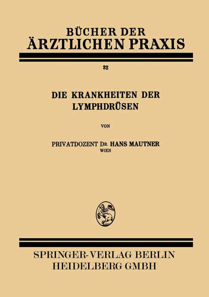 Produktbild: Die Krankheiten der Lymphdr&uuml;sen