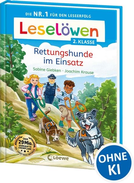 Produktbild: Lesel&ouml;wen 2. Klasse - Rettungshunde im Einsatz