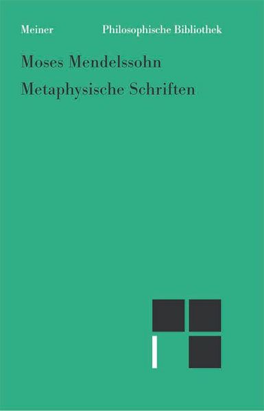 Produktbild: Metaphysische Schriften