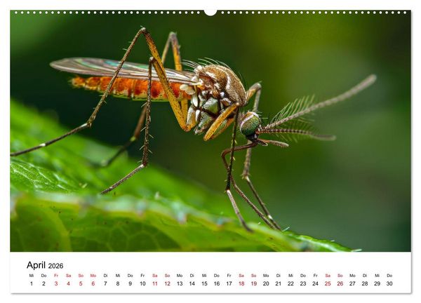 Produktbild: Insekten hautnah (Wandkalender 2026 DIN A2 quer), CALVENDO Monatskalender