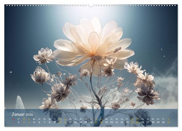 Produktbild: Exotische Pflanzen Close-up (hochwertiger Premium Wandkalender 2026 DIN A2 quer), Kunstdruck in Hochglanz