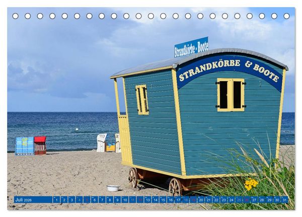 Produktbild: Ferien in Hohwacht (Tischkalender 2026 DIN A5 quer), CALVENDO Monatskalender