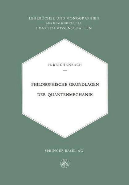 Produktbild: Philosophische Grundlagen der Quantenmechanik