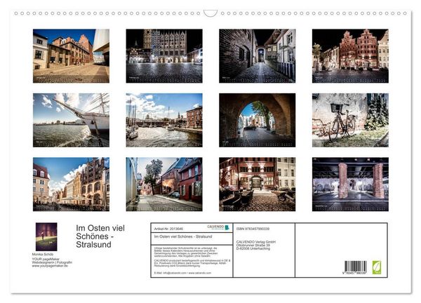Produktbild: Im Osten viel Sch&ouml;nes - Stralsund (Wandkalender 2026 DIN A2 quer), CALVENDO Monatskalender