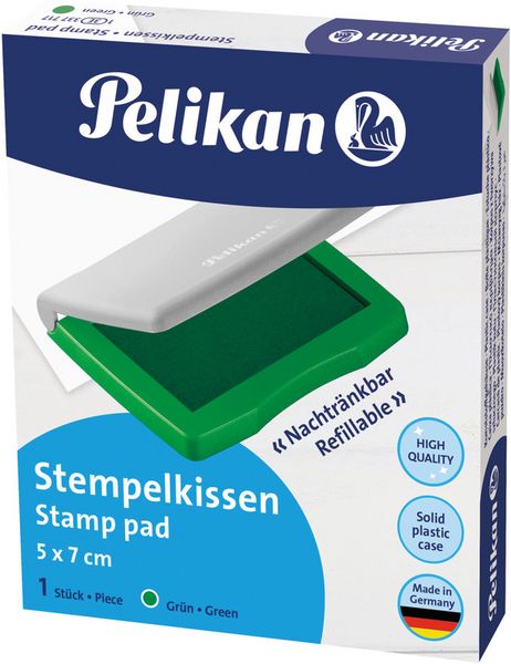 Produktbild: Pelikan Stempelkissen Kunststoff gr&uuml;n 5x7cm