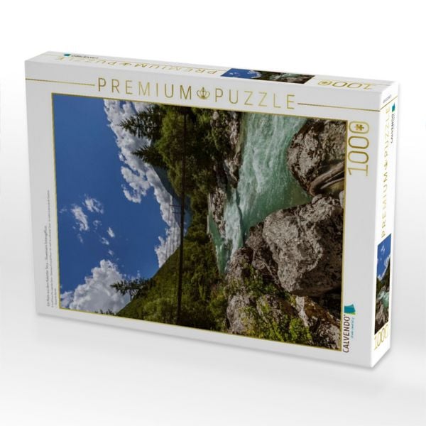 Produktbild: CALVENDO Puzzle Ein Motiv aus dem Kalender Soca - Sloweniens Smaragdfluss | 1000 Teile Lege-Gr&ouml;&szlig;e 64x48cm Foto-Puzzle f&uuml;r gl&uuml;ckliche Stunden