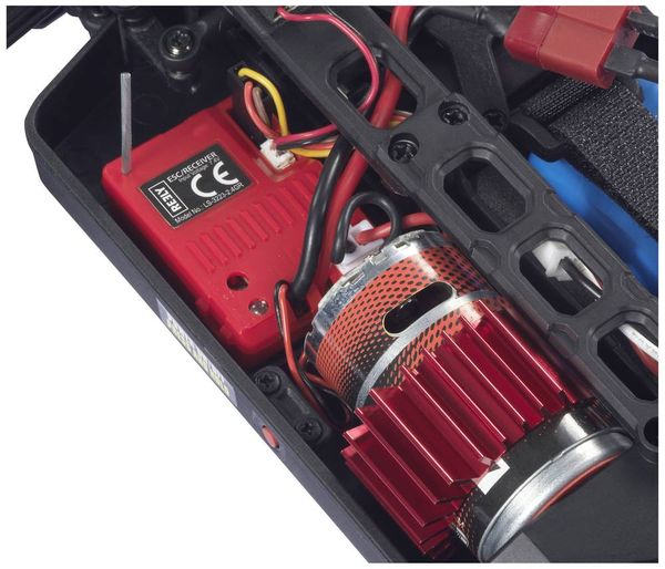 Produktbild: Reely JoVage 4x4 V2 Orange/Wei&szlig; Brushed 1:16 RC Modellauto Elektro Truggy Allradantrieb (4WD) RtR 2,4 GHz inkl. Akku und Ladekabel