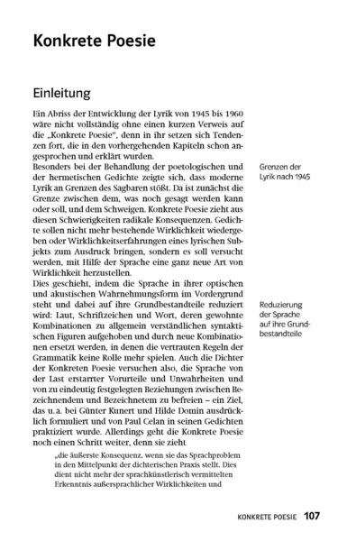 Produktbild: Klett Lekt&uuml;rehilfen Lyrik der Nachkriegszeit 1945 - 1960