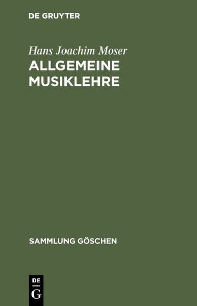 Produktbild: Allgemeine Musiklehre