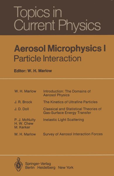 Produktbild: Aerosol Microphysics I