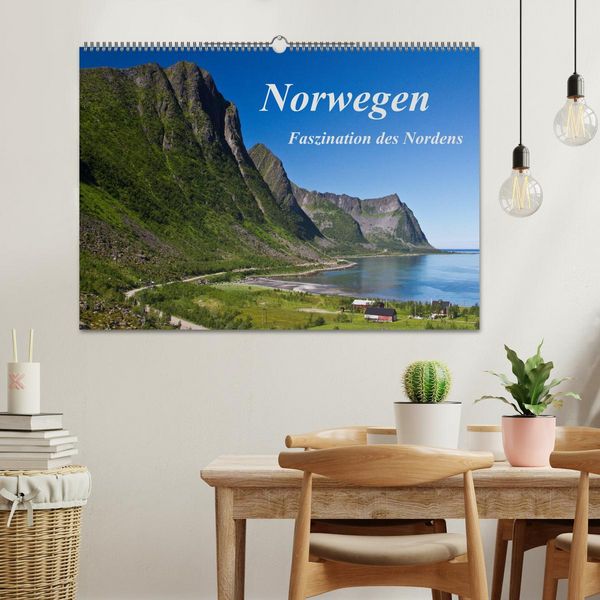 Produktbild: Norwegen - Faszination des Nordens (Wandkalender 2026 DIN A2 quer), CALVENDO Monatskalender