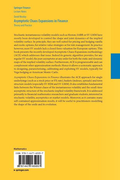 Produktbild: Asymptotic Chaos Expansions in Finance