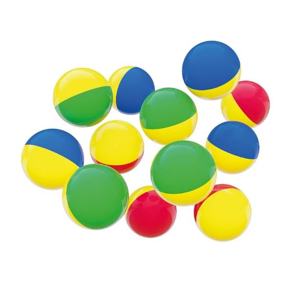Produktbild: HUBELINO Kugelset zweifarbig - bunt (12-teilig)