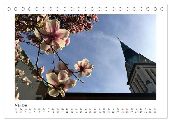 Produktbild: Weingarten und Umgebung 2026 (Tischkalender 2026 DIN A5 quer), CALVENDO Monatskalender