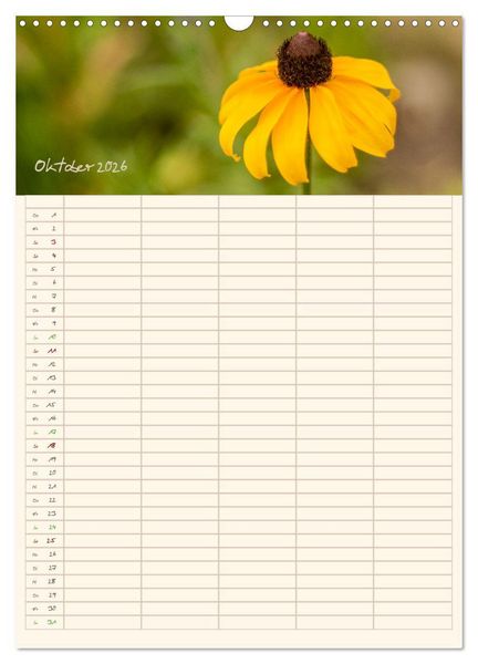 Produktbild: Mit Blick in den Garten (Wandkalender 2026 DIN A3 hoch), CALVENDO Monatskalender