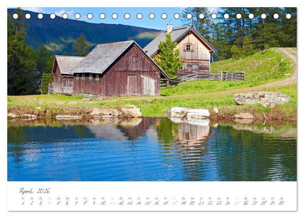 Produktbild: Einladung auf die Salzburger Almh&uuml;tten (Tischkalender 2026 DIN A5 quer), CALVENDO Monatskalender