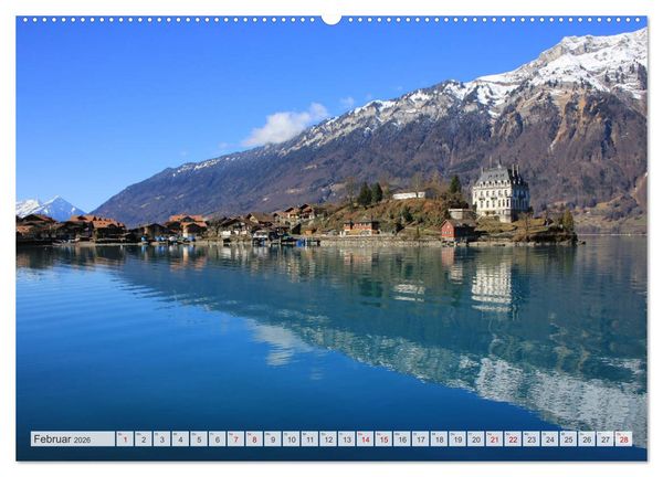 Produktbild: Bergblicke der Schweiz (Wandkalender 2026 DIN A2 quer), CALVENDO Monatskalender