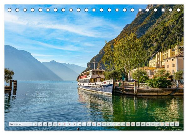 Produktbild: Riva del Garda Impressionen vom Gardasee (Tischkalender 2026 DIN A5 quer), CALVENDO Monatskalender