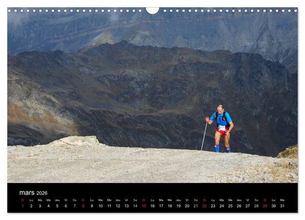 Produktbild: Trail Running De l'Envie &agrave; la Passion (Calendrier mural 2026 DIN A3 vertical), CALVENDO calendrier mensuel