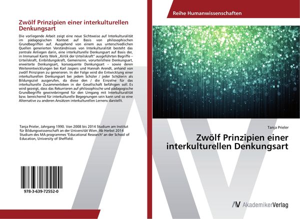 Produktbild: Zw&ouml;lf Prinzipien einer interkulturellen Denkungsart