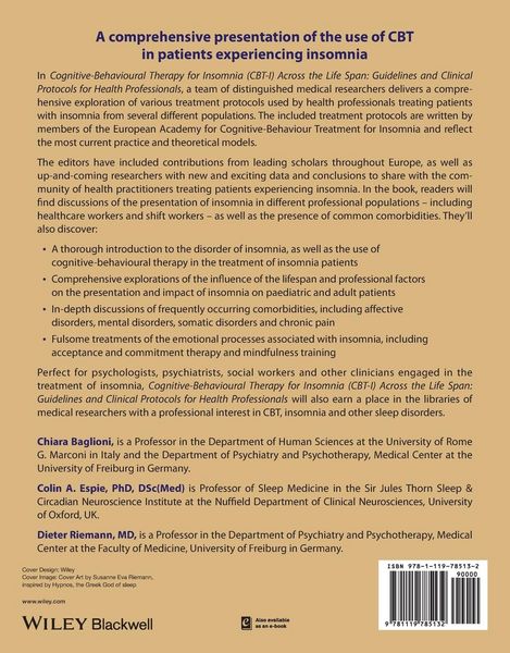 Produktbild: Cognitive-Behavioural Therapy for Insomnia (CBT-I) Across the Life Span