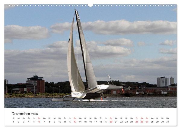 Produktbild: Gigantische Segel-Trimarane (hochwertiger Premium Wandkalender 2026 DIN A2 quer), Kunstdruck in Hochglanz