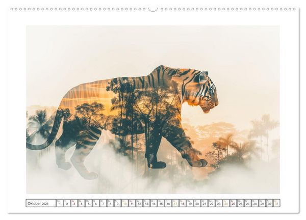 Produktbild: Traumhafte Silhouetten (hochwertiger Premium Wandkalender 2026 DIN A2 quer), Kunstdruck in Hochglanz
