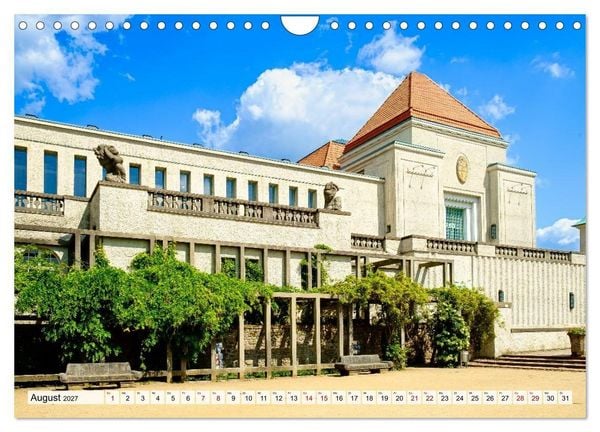 Produktbild: Ein Blick auf Darmstadt in Farbe (Wandkalender 2027 DIN A4 quer), CALVENDO Monatskalender