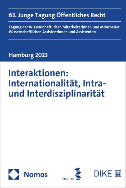 Produktbild: Interaktionen: Internationalit&auml;t, Intra- und Interdisziplinarit&auml;t
