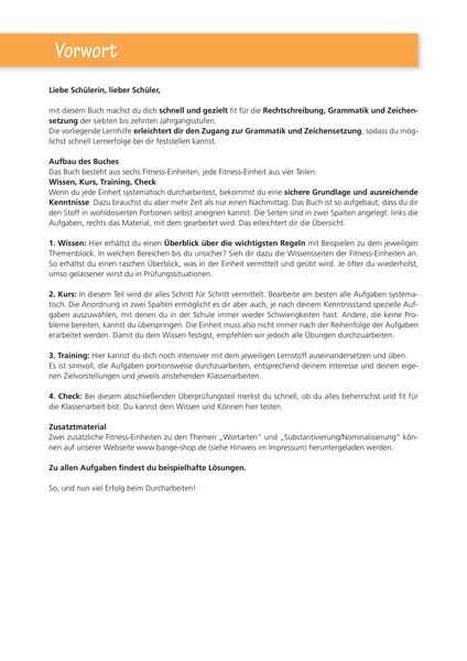 Produktbild: Rechtschreibung, Grammatik und Zeichensetzung. Deutsch Klasse 7-10.