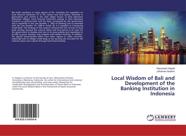 Produktbild: Local Wisdom of Bali and Development of the Banking Institution in Indonesia