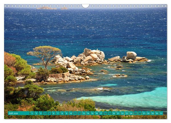 Produktbild: Korsika &ndash; die Perle im Mittelmeer (Wandkalender 2026 DIN A3 quer), CALVENDO Monatskalender