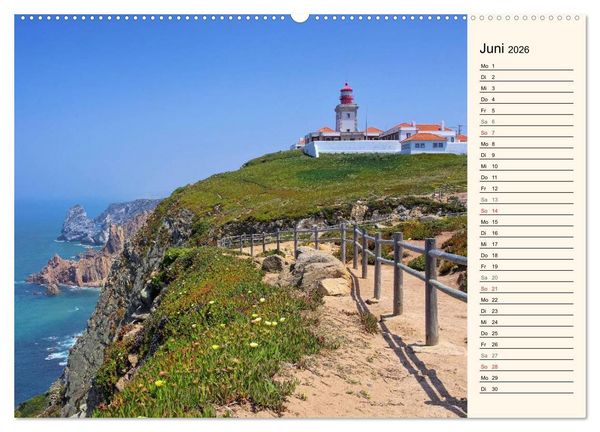 Produktbild: Portugal (hochwertiger Premium Wandkalender 2026 DIN A2 quer), Kunstdruck in Hochglanz