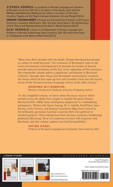 Produktbild: Thomas Bernhard's Afterlives
