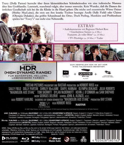 Produktbild: Magnolien aus Stahl (4K Ultra HD) (+ Blu-ray)