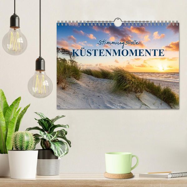 Produktbild: Stimmungsvolle K&uuml;stenmomente (Wandkalender 2027 DIN A4 quer), CALVENDO Monatskalender