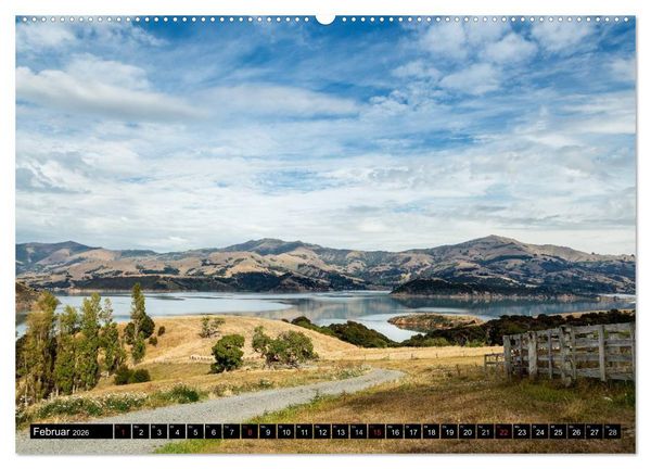 Produktbild: Neuseeland - Attraktiver S&uuml;den (Wandkalender 2026 DIN A2 quer), CALVENDO Monatskalender